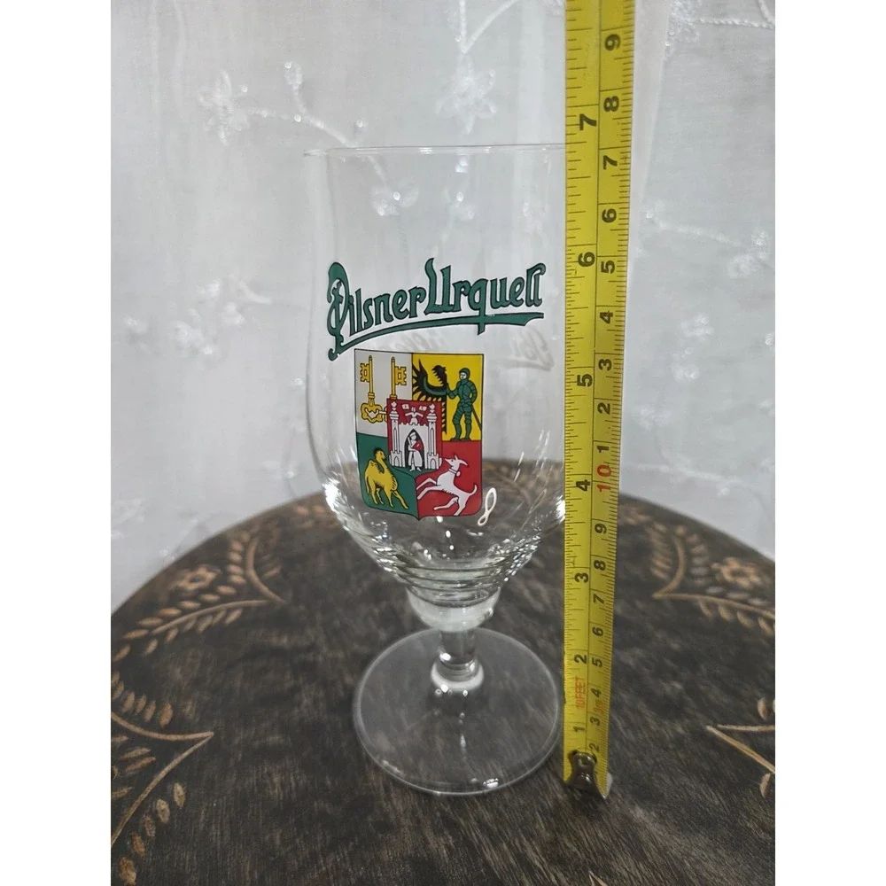 Vintage Pilsner Urqueli Logo Crest‎ Beer Glass 0.3 L Beir Muller Single